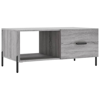 vidaXL Coffee Table Grey Sonoma 90x50x40 cm Engineered Wood