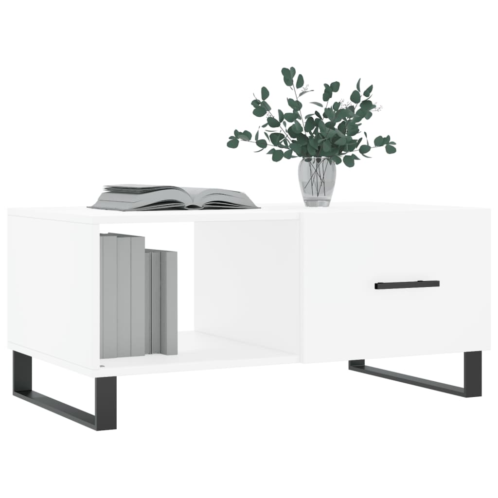 vidaXL Coffee Table White 90x50x40 cm Engineered Wood
