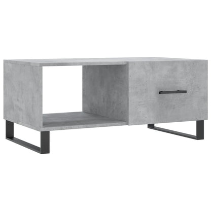 vidaXL Coffee Table Concrete Grey 90x50x40 cm Engineered Wood