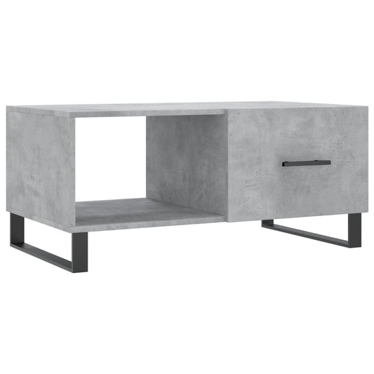 vidaXL Coffee Table Concrete Grey 90x50x40 cm Engineered Wood