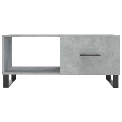 vidaXL Coffee Table Concrete Grey 90x50x40 cm Engineered Wood