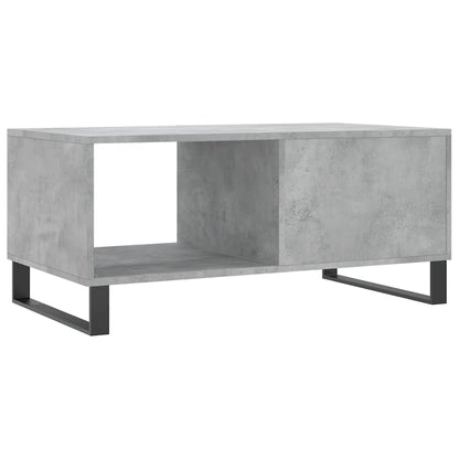 vidaXL Coffee Table Concrete Grey 90x50x40 cm Engineered Wood