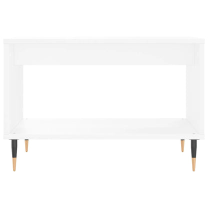 vidaXL Coffee Table White 60x50x40 cm Engineered Wood