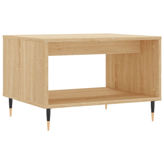 vidaXL Coffee Table Sonoma Oak 60x50x40 cm Engineered Wood
