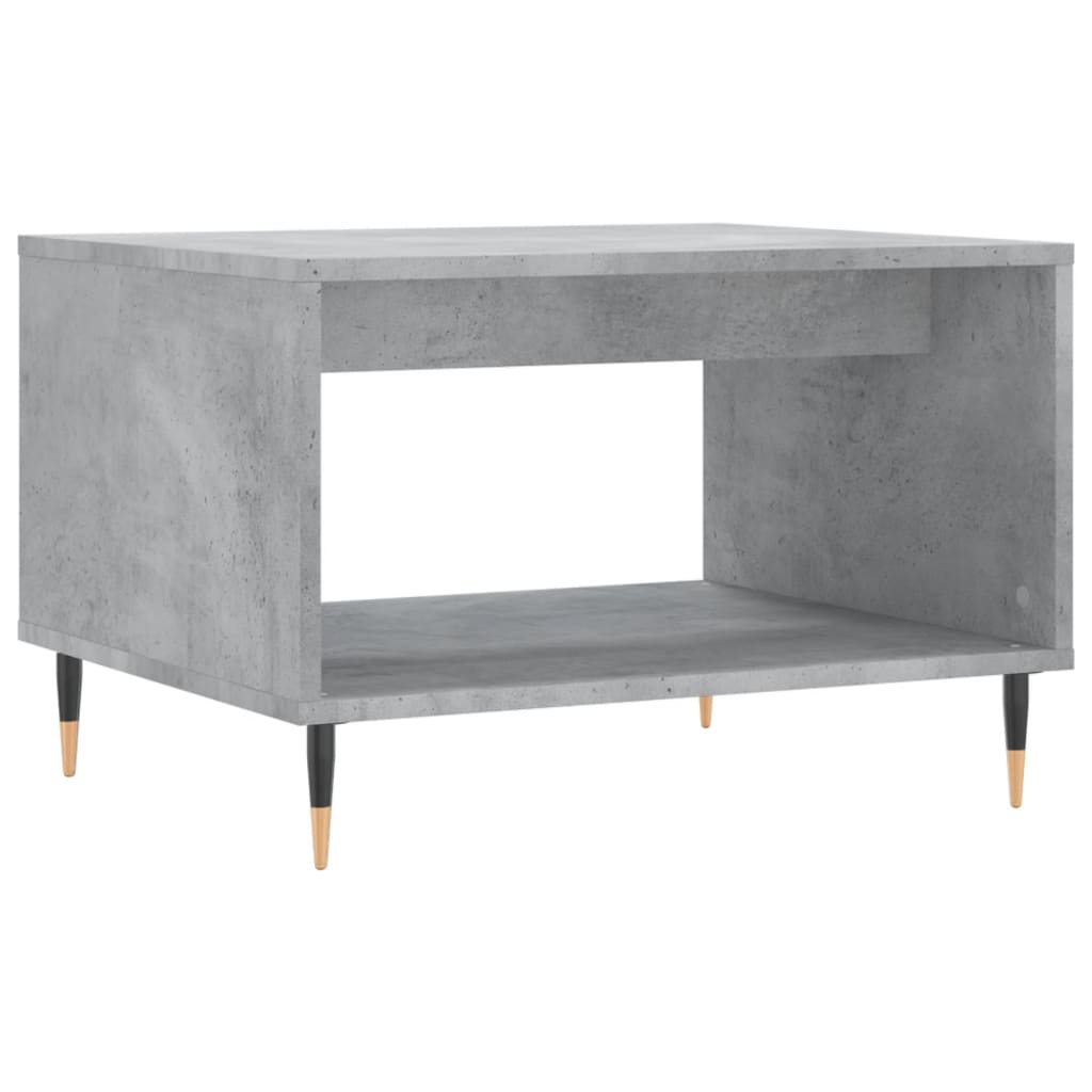 vidaXL Coffee Table Concrete Grey 60x50x40 cm Engineered Wood