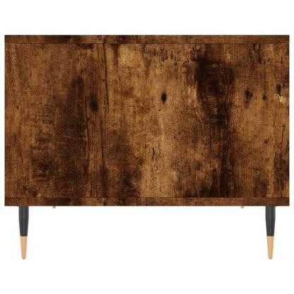 vidaXL Coffee Table Smoked Oak 60x50x40 cm Engineered Wood