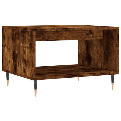 vidaXL Coffee Table Smoked Oak 60x50x40 cm Engineered Wood