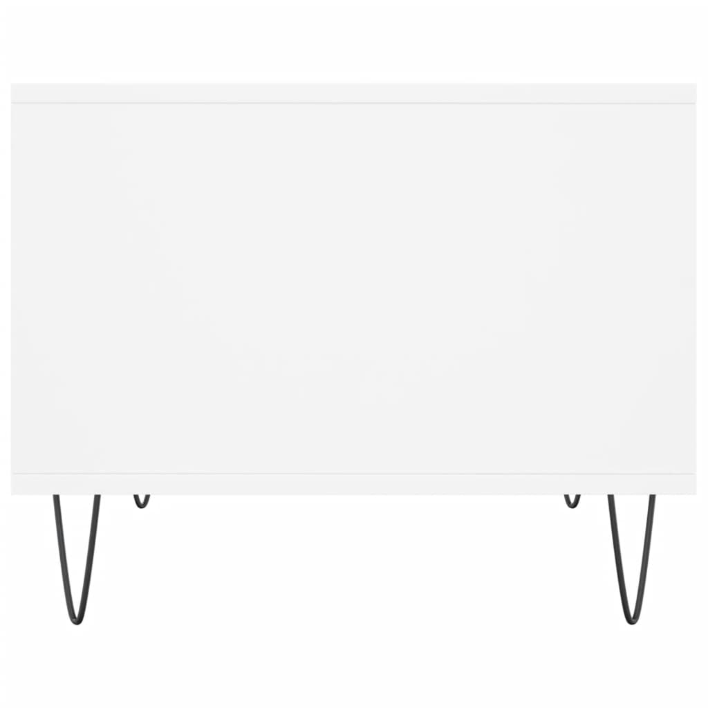 vidaXL Coffee Table White 60x50x40 cm Engineered Wood