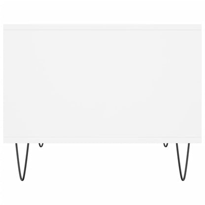 vidaXL Coffee Table White 60x50x40 cm Engineered Wood