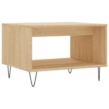 vidaXL Coffee Table Sonoma Oak 60x50x40 cm Engineered Wood