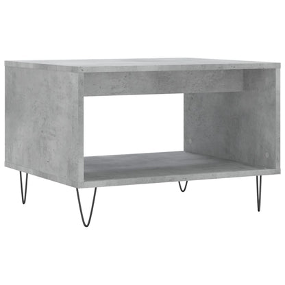 vidaXL Coffee Table Concrete Grey 60x50x40 cm Engineered Wood