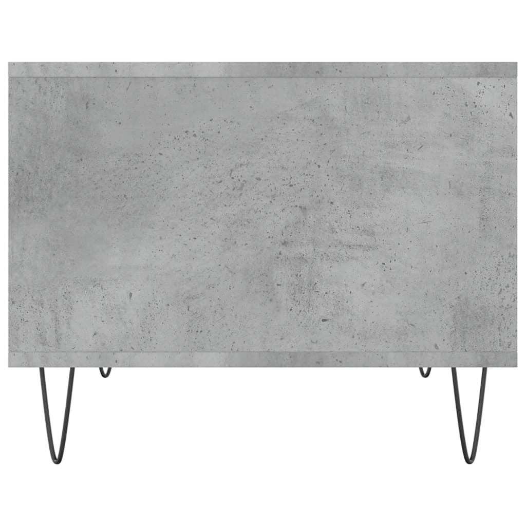 vidaXL Coffee Table Concrete Grey 60x50x40 cm Engineered Wood