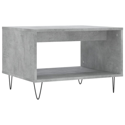 vidaXL Coffee Table Concrete Grey 60x50x40 cm Engineered Wood