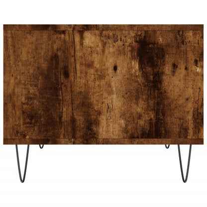 vidaXL Coffee Table Smoked Oak 60x50x40 cm Engineered Wood
