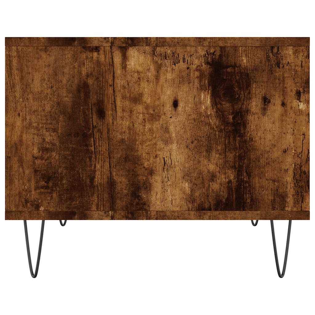 vidaXL Coffee Table Smoked Oak 60x50x40 cm Engineered Wood