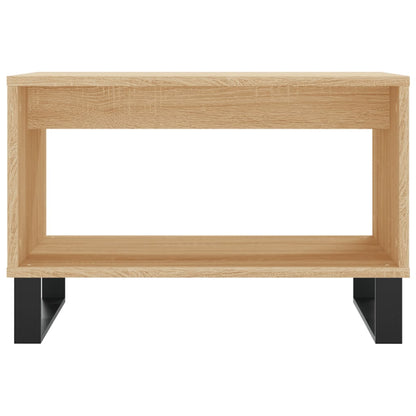vidaXL Coffee Table Sonoma Oak 60x50x40 cm Engineered Wood