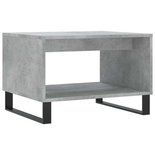 vidaXL Coffee Table Concrete Grey 60x50x40 cm Engineered Wood
