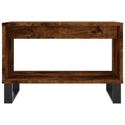 vidaXL Coffee Table Smoked Oak 60x50x40 cm Engineered Wood