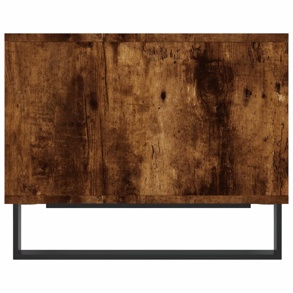 vidaXL Coffee Table Smoked Oak 60x50x40 cm Engineered Wood
