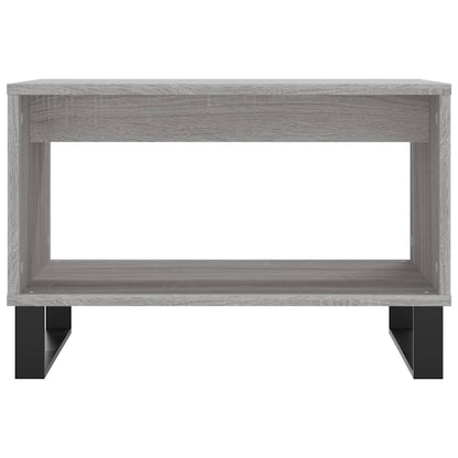 vidaXL Coffee Table Grey Sonoma 60x50x40 cm Engineered Wood