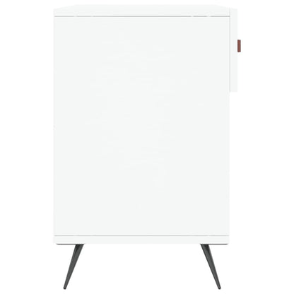 vidaXL Shoe Bench White 102x35x55 cm Engineered Wood