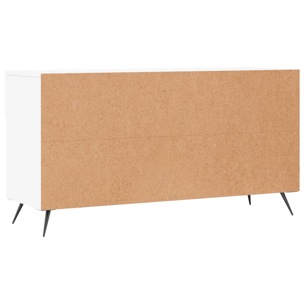 vidaXL Shoe Bench White 102x35x55 cm Engineered Wood