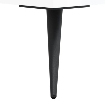 vidaXL Shoe Bench High Gloss White 102x35x55 cm Engineered Wood