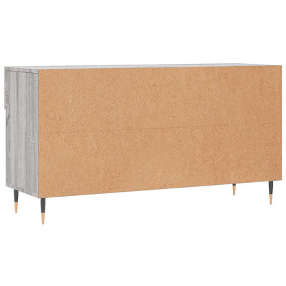 vidaXL Shoe Bench Grey Sonoma 102x35x55 cm Engineered Wood