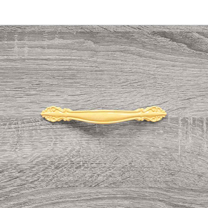 vidaXL Shoe Bench Grey Sonoma 102x35x55 cm Engineered Wood