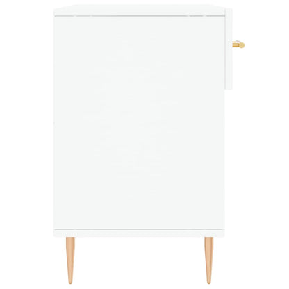 vidaXL Shoe Bench White 102x35x55 cm Engineered Wood