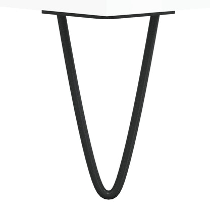 vidaXL Shoe Bench High Gloss White 102x35x55 cm Engineered Wood