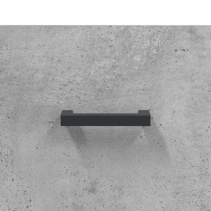 vidaXL Shoe Bench Concrete Grey 102x35x55 cm Engineered Wood