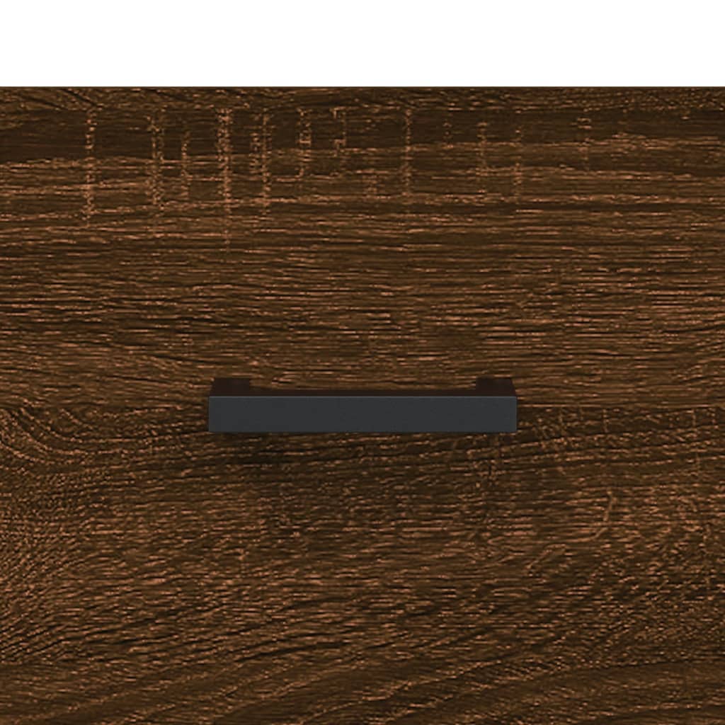 vidaXL Shoe Bench Brown Oak 102x35x55 cm Engineered Wood