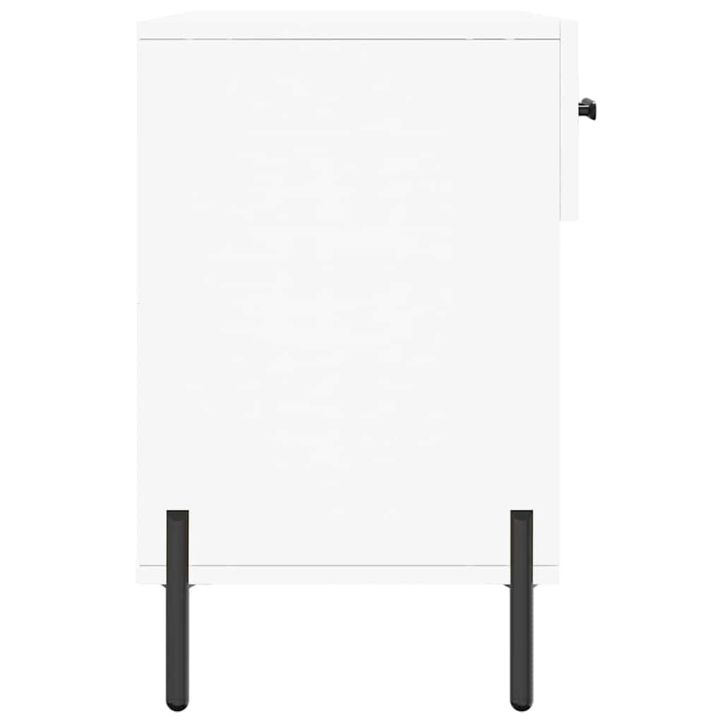 vidaXL Shoe Bench White 102x35x55 cm Engineered Wood