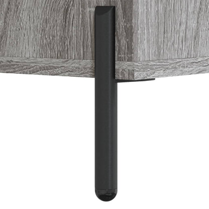 vidaXL Shoe Bench Grey Sonoma 102x35x55 cm Engineered Wood