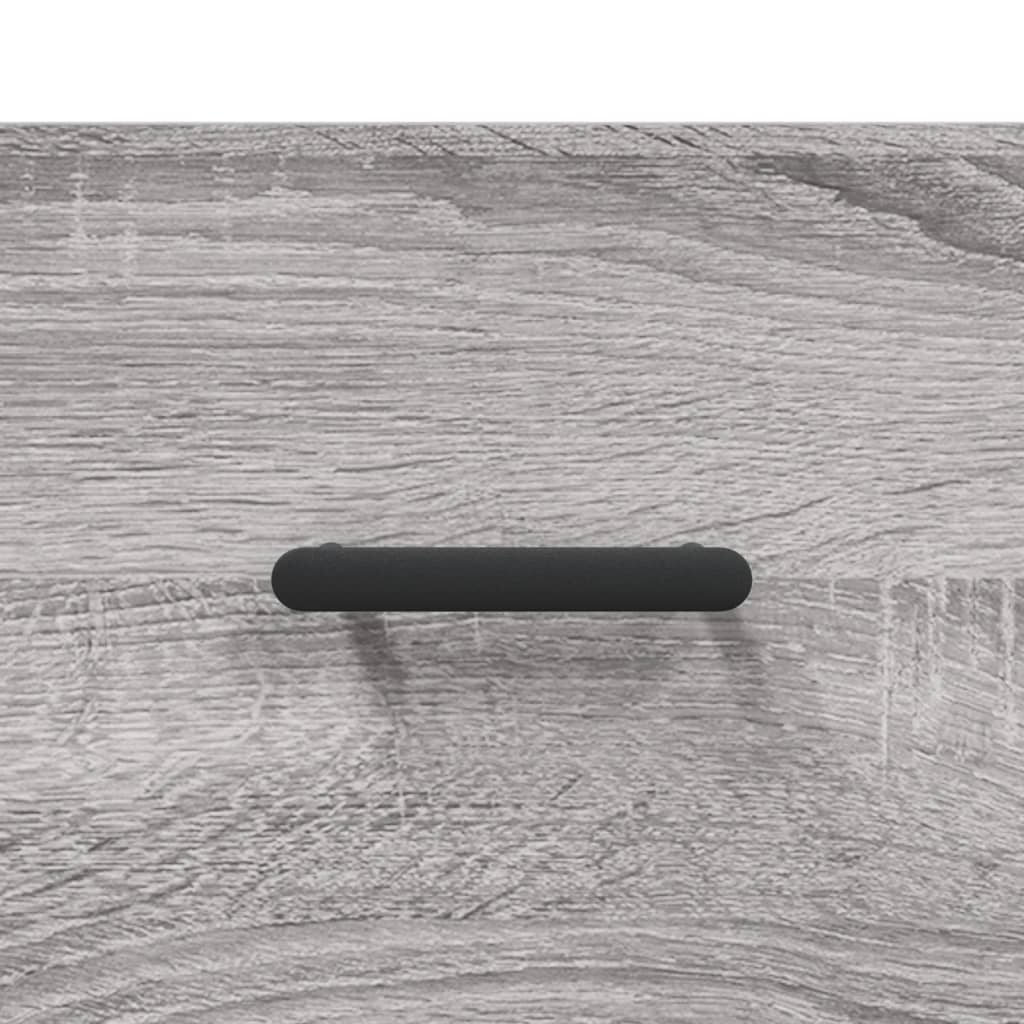 vidaXL Shoe Bench Grey Sonoma 102x35x55 cm Engineered Wood