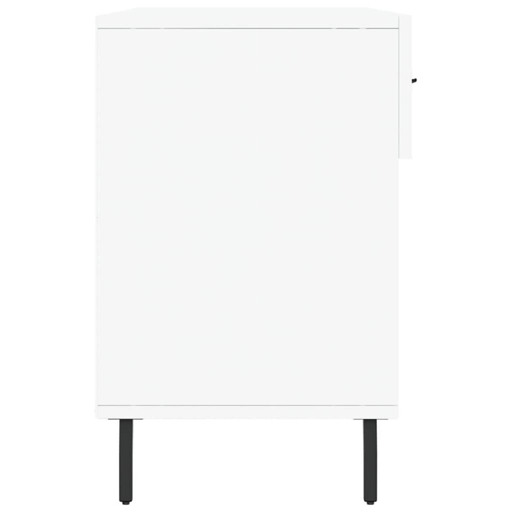 vidaXL Shoe Bench White 102x35x55 cm Engineered Wood