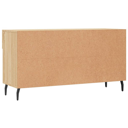 vidaXL Shoe Bench Sonoma Oak 102x35x55 cm Engineered Wood