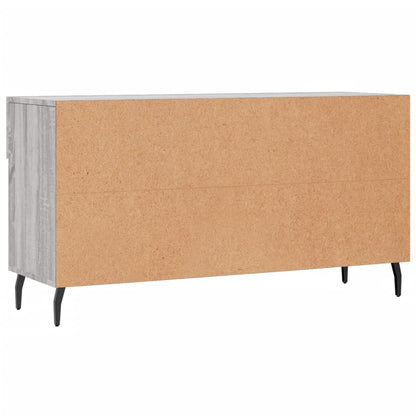 vidaXL Shoe Bench Grey Sonoma 102x35x55 cm Engineered Wood