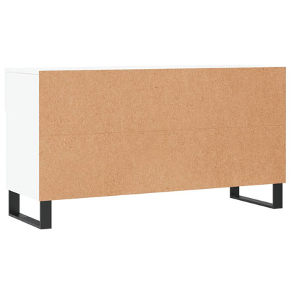vidaXL Shoe Bench White 102x35x55 cm Engineered Wood