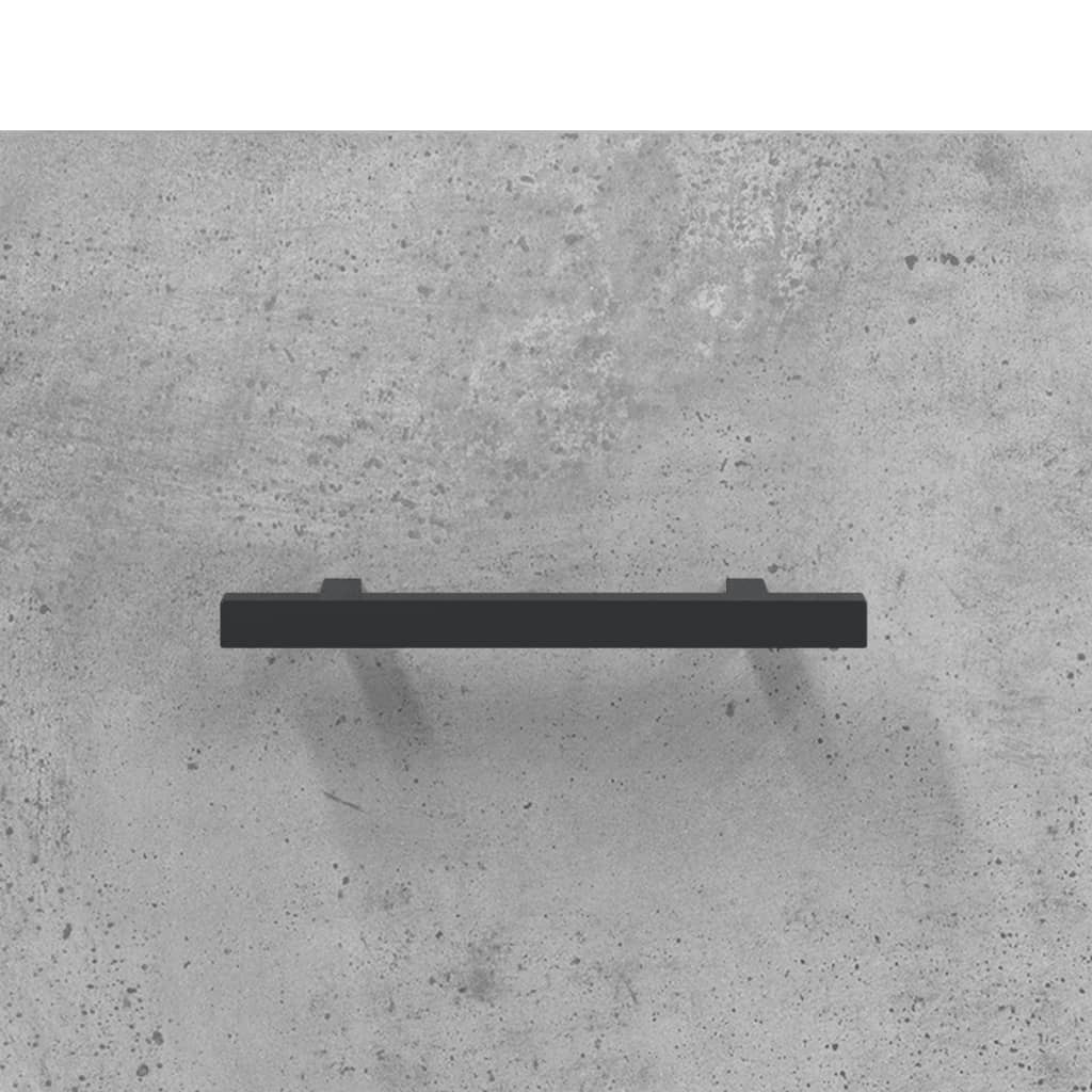 vidaXL Shoe Bench Concrete Grey 102x35x55 cm Engineered Wood