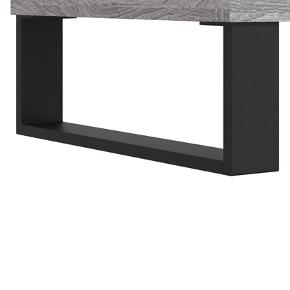 vidaXL Shoe Bench Grey Sonoma 102x35x55 cm Engineered Wood