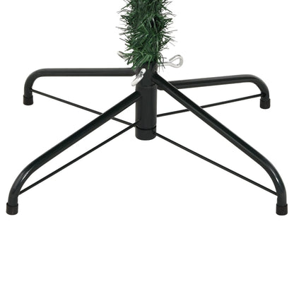 vidaXL Artificial Hinged Christmas Tree with Flocked Snow 150 cm