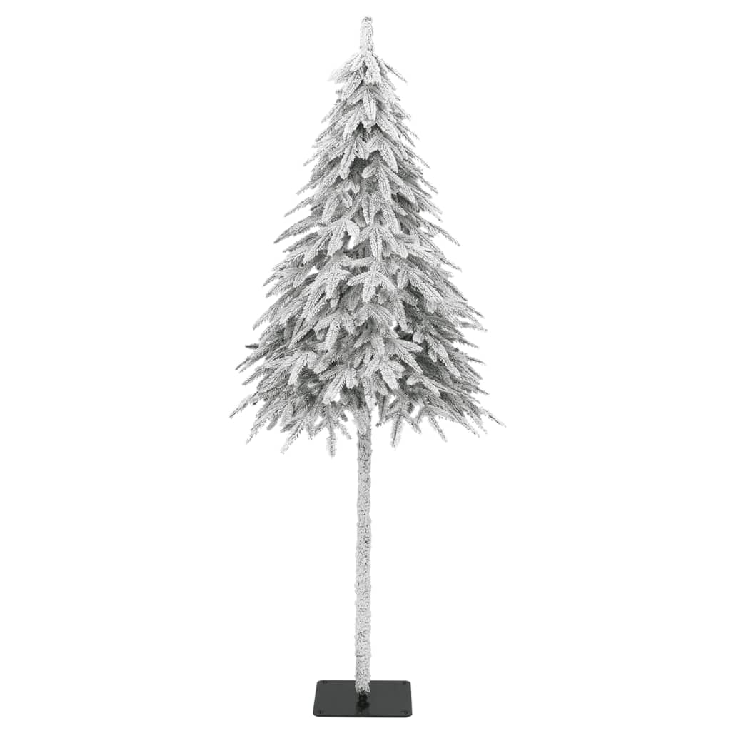 vidaXL Artificial Christmas Tree with Flocked Snow 210 cm