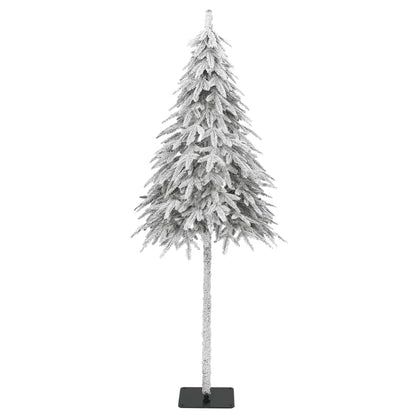 vidaXL Artificial Christmas Tree with Flocked Snow 210 cm