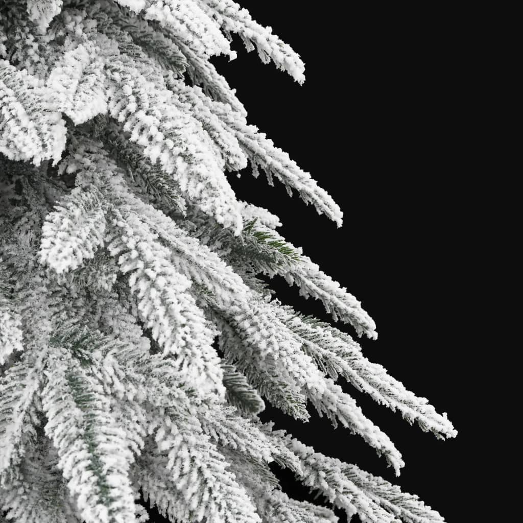 vidaXL Artificial Christmas Tree with Flocked Snow 210 cm