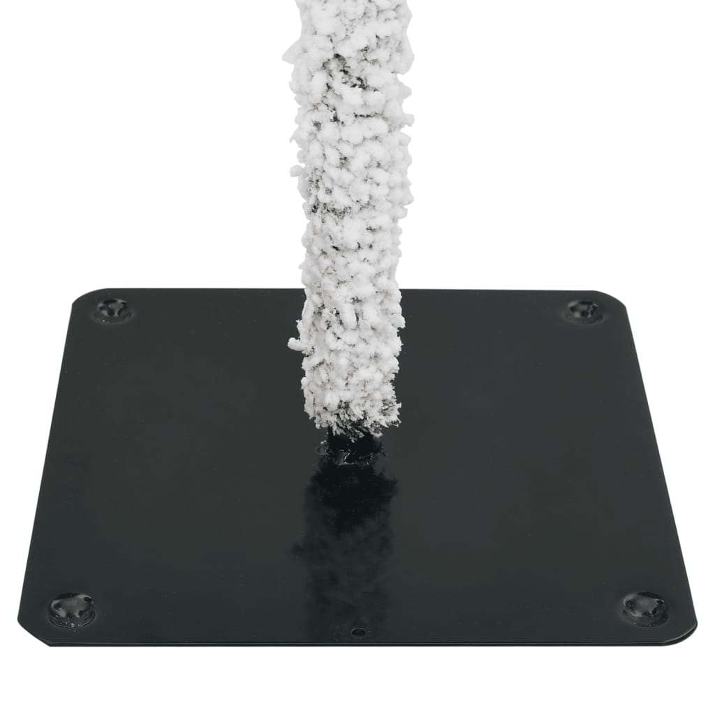 vidaXL Artificial Christmas Tree with Flocked Snow 210 cm