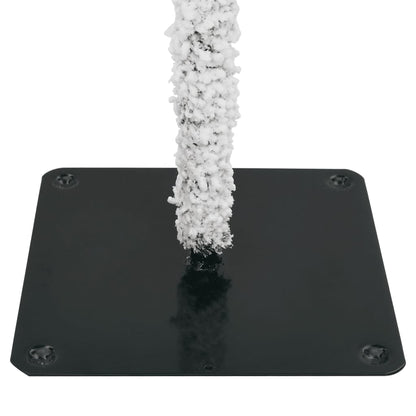 vidaXL Artificial Christmas Tree with Flocked Snow 210 cm