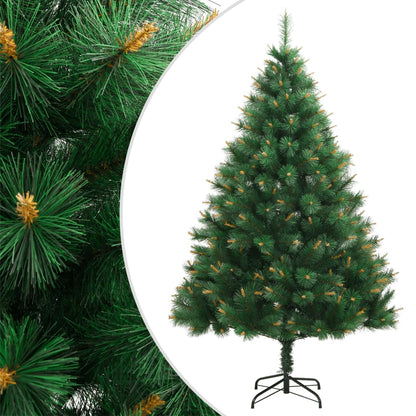 vidaXL Artificial Hinged Christmas Tree with Stand 240 cm