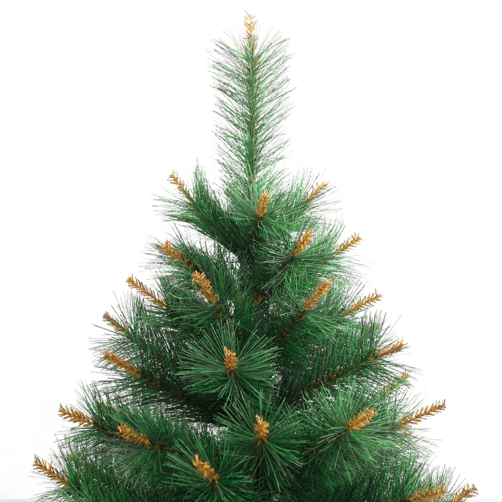vidaXL Artificial Hinged Christmas Tree with Stand 240 cm
